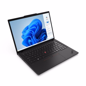 Lenovo ThinkPad T14 Gen 5 (AMD) AMD Ryzen™ 7 PRO 8840U Knyginis kompiuteris 35,6 cm (14") Lietimui jautrus ekranas WUXGA 32 GB DDR5-SDRAM 512 GB SSD Wi-Fi 6E (802.11ax) Windows 11 Pro Anglų Juoda Naujas / Repack