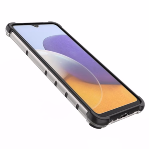 Honeycomb dėklas apsauginis su TPU buferiu Samsung Galaxy A22 4G skaidrus