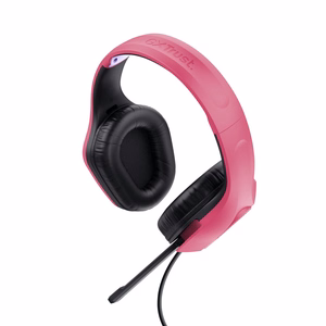 Trust GXT 415P Zirox laidinės žaidimų ausinės rožinis