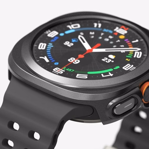 Ringke Slim & grūdinto stiklo dėklas + stiklo rinkinys Samsung Galaxy Watch Ultra 47mm - juodas