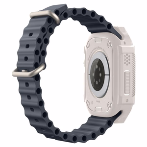 Spigen Rugged Armor dėklas Apple Watch Ultra 1 / 2 (49mm) - smėlio spalvos