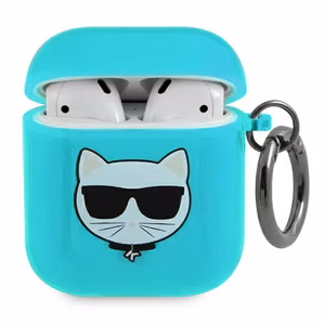 Karl Lagerfeld Choupette AirPods dėklas 1/2 - mėlynas