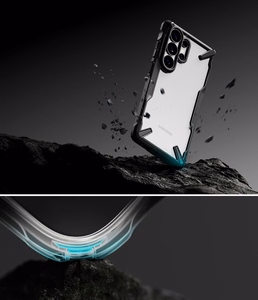 Ringke Fusion X чехол для Samsung Galaxy S26 Ultra прозрачный чёрный