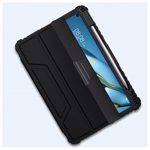 Nillkin Bumper Leather Pro dėklas planšetiniam kompiuteriui Huawei MatePad Pro 10.8 2021 juodas