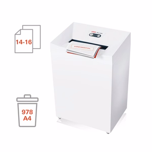 HSM Pure 530 dokumentų naikiklis Smulkinimas mažais gabalėliais 55 dB 30 cm Balta