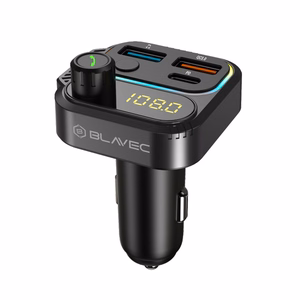 Blavec FM transliatorius Flash TR-01 MP3, Bluetooth - 2xUSB + Type C - PD 36W QC3.0 18W (TFMFTR01-B) juodas