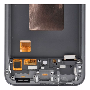 REWA OLED LCD ekranas su rėmeliu, skirtas SAMSUNG A56 5G, juodas