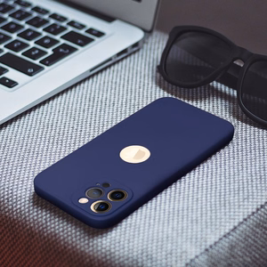 Case for iPhone 15 PRO MAX Soft dark blue