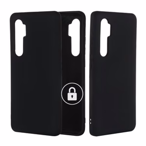 Phone Case "Silicone Cover" for Xiaomi Mi Note 10 Lite / Black / In Package