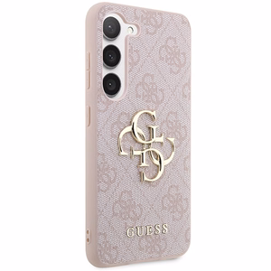 Guess GUHCS23S4GMGPI S23 S911 розовый/розовый жесткий кейс 4G Большой металлический логотип