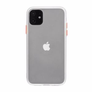 Vennus Color Button Bumper for Samsung Galaxy A20S Transparent