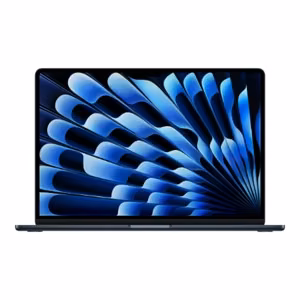 Apple MDVK4KS/A – MacBook Air 15 col., M5, 10 branduolių CPU / 10 branduolių GPU, 16 GB / 1 TB SSD, švediška klaviatūra, vidurnakčio spalvos