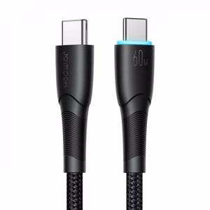 Joyroom Starry Series SA32-CC3 кабель USB-C USB-C 60W 1м - чёрный