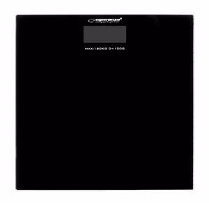 Esperanza EBS002K personal scale Electronic personal scale Square Black