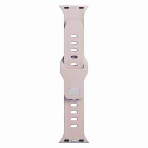 Силиконовый ремешок 3mk для Apple Watch, 38/40/41/42 mm, Latte, малый размер