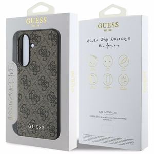 Guess 4G Charms Collection dėklas Samsung Galaxy A56 - Rudas