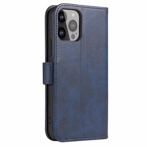 Magnet Case для Samsung Galaxy S23 Ultra чехол с флип-кошельком и подставкой синий