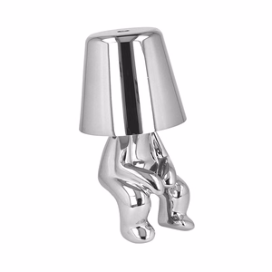 Naktinė lempa Silver Man dizainas L