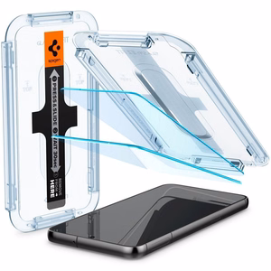 Spigen Glas.tR EZ Fit apsauginis stiklas Samsung Galaxy S23 - 2 vnt.