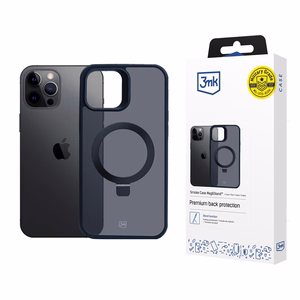 3mk Smoke dėklas telefonui Mag&Stand Apple iPhone 12 Pro Max - juodas