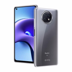 Чехол Crong Crystal Slim для Xiaomi Redmi Note 9T, прозрачный
