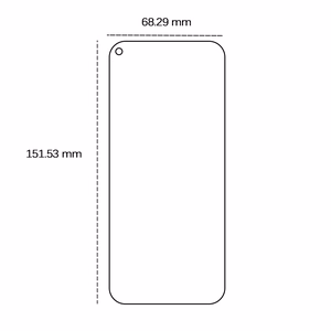 Grūdintas stiklas 2,5D Huawei P40 Lite / P40 Lite E / Y7P / Honor 9C / Realme 8 4G / 8 Pro