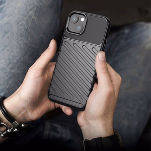 Thunder Case гибкий прочный защищённый TPU чехол для iPhone 13 mini синий