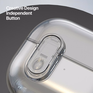 DUX DUCIS SECI – apsauginis dėklas Samsung Galaxy Buds 3 / Buds 3 Pro ausinėms, skaidrus