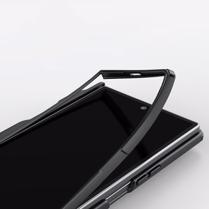 Nillkin Super Frosted Shield Fold Magnetinis dėklas Samsung Galaxy Z Fold 7, MagSafe suderinamas, su S Pen Space - juodas