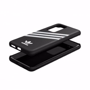 Чехол Adidas OR Moulded PU для Huawei P40 - чёрный с белым