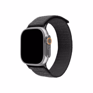 Fixed Sporty Strap for Apple Watch Ultra 49mm 160-210 mm Dark gray Nylon