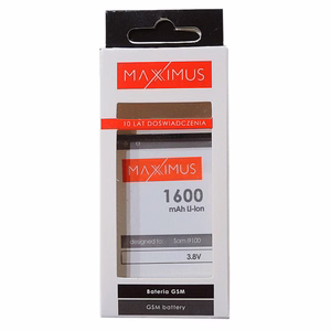 Baterija MAXXIMUS SAM i9100 1600 LION