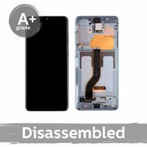 LCD ekranas suderinamas su Samsung G985 S20 Plus su rėmeliu / Cloud Blue / (10/10 naudotas)