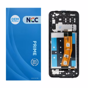 NCC LCD ekranas SAMSUNG A14 4G A145B/P/R OEM su rėmeliu
