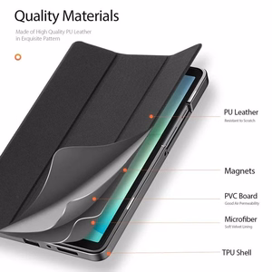 Чехол Dux Ducis Domo для Samsung X110 X115 Tab A9 8.7 X130 X135 Tab A11 8.7 чёрный
