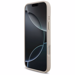 Guess 4G Big 4G Classic Logo Big Strap Metal Buttons dėklas iPhone 17 Pro Max - rožinis