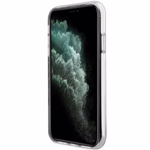 Guess GUHMN61HCFWSP iPhone 11 / Xr 6.1" rožinis kietas dėklas Gėlė MagSafe