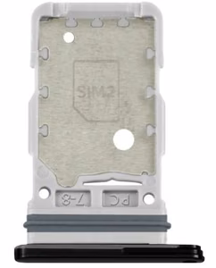 SIM card holder Samsung S918 S23 Ultra Dual Graphite Grey original (service pack)