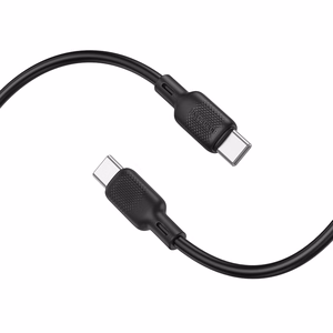 USB кабель Borofone BX113 60W USB-C to USB-C 2.0m черный