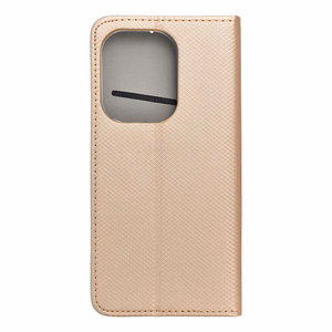 SMART CASE knygos dėklas telefonui XIAOMI Redmi Note 13 Pro 4G auksinis