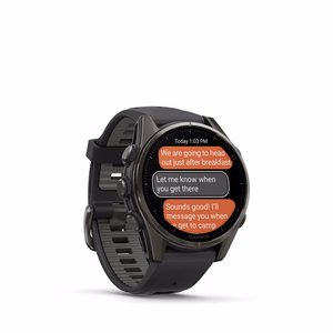 Išmanusis laikrodis Garmin Fenix 8 Sapphire juodas/pilkas