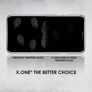 X-ONE Pilnas Dangtis Itin Stiprus Matinis - iPhone 11 Pro Max (pilnas klijavimas) grūdintas stiklas 9H