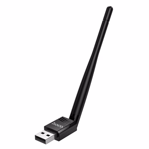 USB Wi-Fi adapteris Hoco HI37 Wi-Fi4 juodas