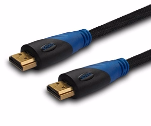 Savio CL-49 HDMI laidas 5 m HDMI Type A (Standard) juodas, mėlynas