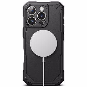 Ringke Rugged Gear magnetinis MagSafe dėklas telefonui iPhone 16 Pro - juodas