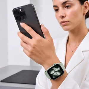 Tech-Protect silikoninis dirželis Apple Watch 40/41/42 mm laikrodžiui, šviesiai žalias