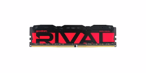 DDR4 2x16GB rinkinys UDIMM goodram RIVAL švytinti raudona