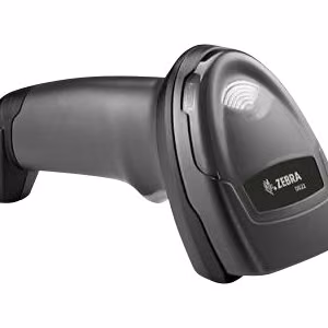 Zebra DS2208 – laidinio brūkšninių kodų skaitytuvo rinkinys, juodas, USB laidas ir stovas (DS2208-SR7U2100SGW)