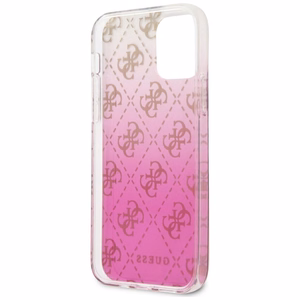 Guess GUHCP12SPCU4GGPI iPhone 12 mini 5.4" rožinis/rožinis kietas dėklas 4G Gradient
