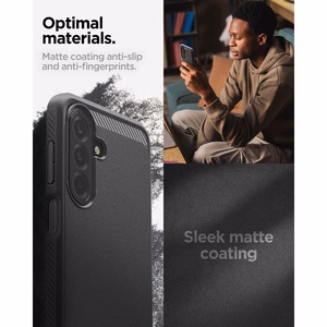 Spigen Rugged Armor Case for Samsung Galaxy A27 5G - Matte Black